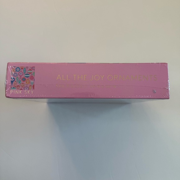 New sealed Pink Sky all the joy ornaments puzzle 500 piece quality Christmas - Picture 4 of 4